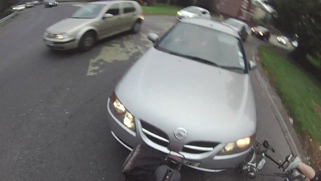 The position when th car stopped moving.