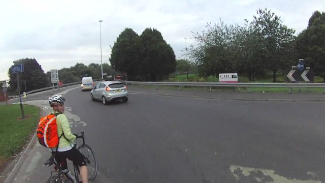 The moment of initial impact